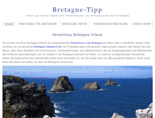 Tablet Screenshot of bretagne-tip.de